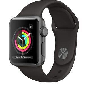 Apple Series 3 38mm GPS + Cellular Black Gray Smartwatch